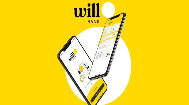 Tela de aplicativo do Will Bank exibida em celular após Banco Central decretar liquidação da instituição